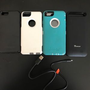 iPhone 6/6s phone cases used but like new.
